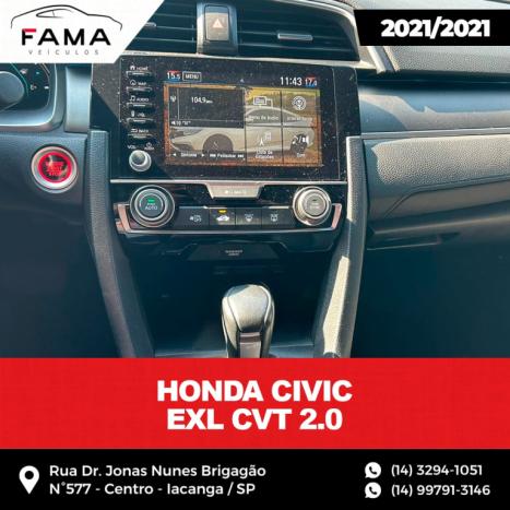 HONDA Civic 2.0 16V 4P EXL FLEX  AUTOMTICO CVT, Foto 9