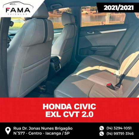 HONDA Civic 2.0 16V 4P EXL FLEX  AUTOMTICO CVT, Foto 10