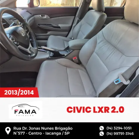 HONDA Civic 2.0 16V 4P FLEX LXR AUTOMTICO, Foto 4