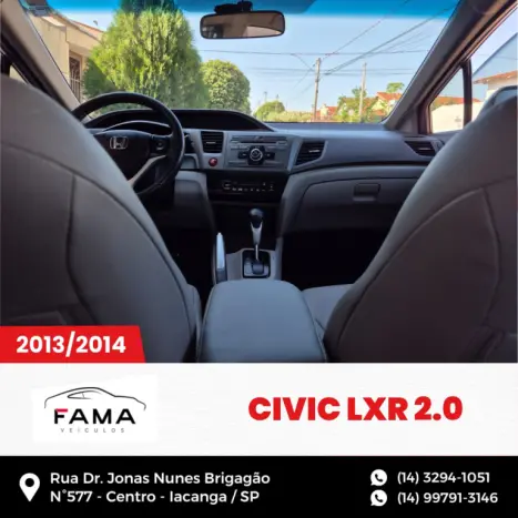 HONDA Civic 2.0 16V 4P FLEX LXR AUTOMTICO, Foto 5