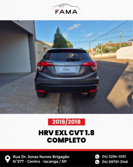 HONDA HR-V 1.8 16V 4P EXL FLEX AUTOMTICO CVT, Foto 3