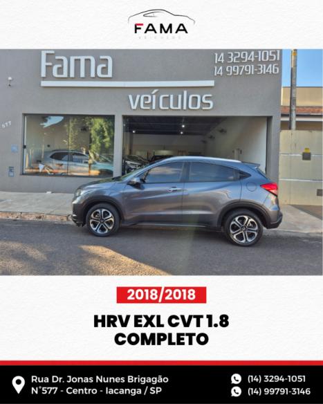 HONDA HR-V 1.8 16V 4P EXL FLEX AUTOMTICO CVT, Foto 4