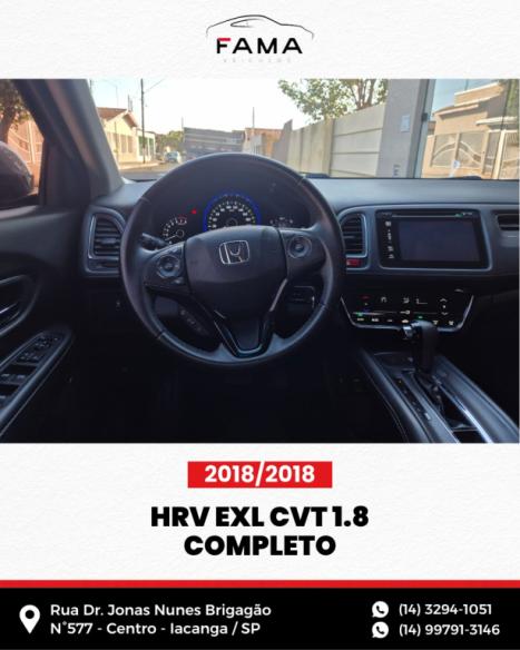 HONDA HR-V 1.8 16V 4P EXL FLEX AUTOMTICO CVT, Foto 6