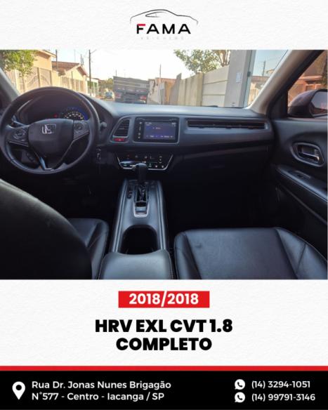 HONDA HR-V 1.8 16V 4P EXL FLEX AUTOMTICO CVT, Foto 8