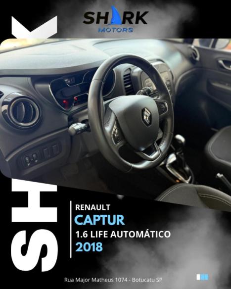 RENAULT Captur 1.6 16V 4P FLEX SCE LIFE X-TRONIC CVT, Foto 9