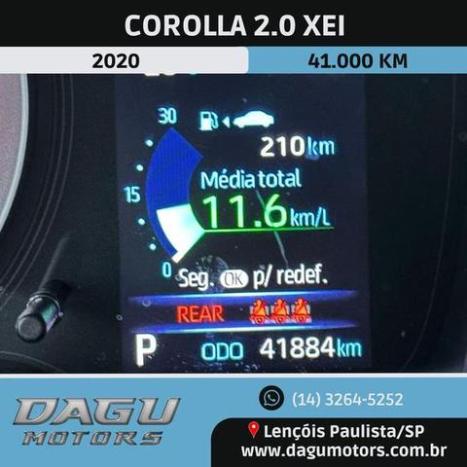 TOYOTA Corolla 2.0 16V 4P FLEX XEI DIRECT SHIFT AUTOMTICO CVT, Foto 11