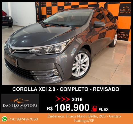 TOYOTA Corolla 2.0 16V 4P FLEX XEI DIRECT SHIFT AUTOMTICO CVT, Foto 1
