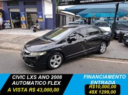 HONDA Civic 1.8 16V 4P FLEX LXS AUTOMTICO
