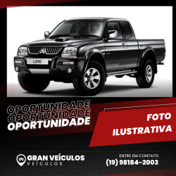 MITSUBISHI L 200 2.5 GLS HPE 4X4 CABINE DUPLA TURBO DIESEL AUTOMTICO