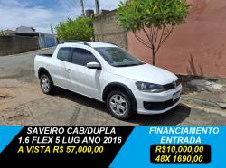 VOLKSWAGEN Saveiro 1.6 G6 TRENDLINE CABINE DUPLA FLEX