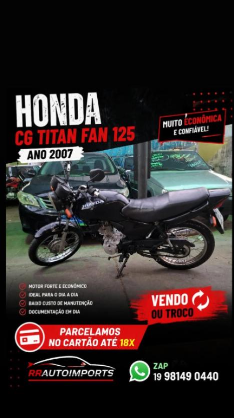HONDA CG 125 FAN I, Foto 1