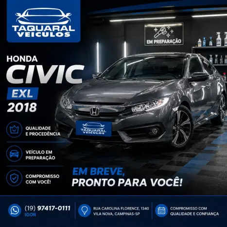 HONDA Civic 2.0 16V 4P EXL FLEX  AUTOM�TICO CVT, Foto 1