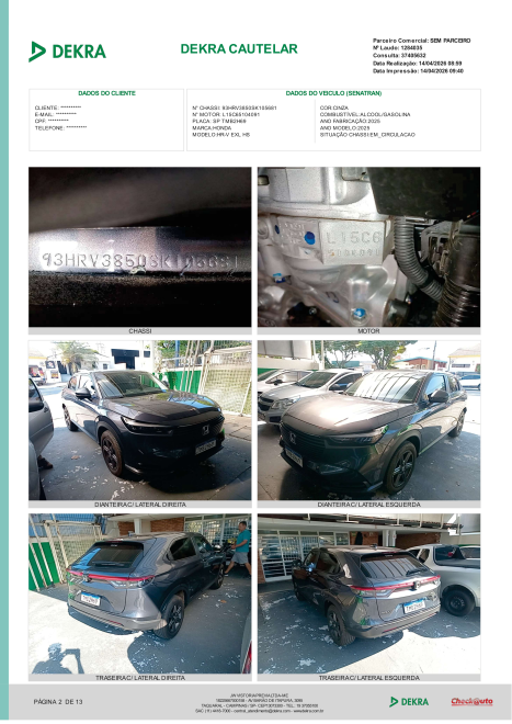 HONDA HR-V 1.5 16V 4P FLEX EXL AUTOM�TICO CVT, Foto 13