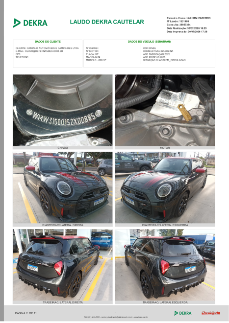 MINI Cooper 2.0 16V 4P TWINPOWER JOHN COOPER WORKS STEPTRONIC AUTOM�TICO, Foto 14
