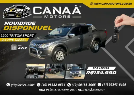 MITSUBISHI L 200 Triton 2.4 16V SPORT HPE 4X4 CABINE DUPLA TURBO DIESEL AUTOMTICO, Foto 1