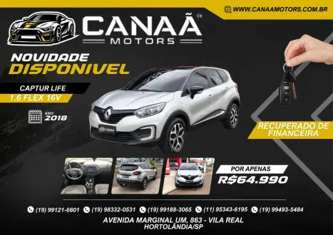 RENAULT Captur 1.6 16V 4P FLEX SCE LIFE X-TRONIC CVT, Foto 1