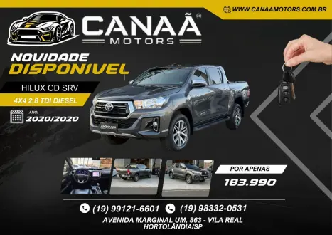 TOYOTA Hilux Caminhonete 2.7 16V 4P SRV FLEX CABINE DUPLA AUTOMÁTICO, Foto 2