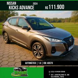 NISSAN Kicks 1.6 16V 4P FLEXSTART ADVANCE XTRONIC AUTOM�TICO CVT