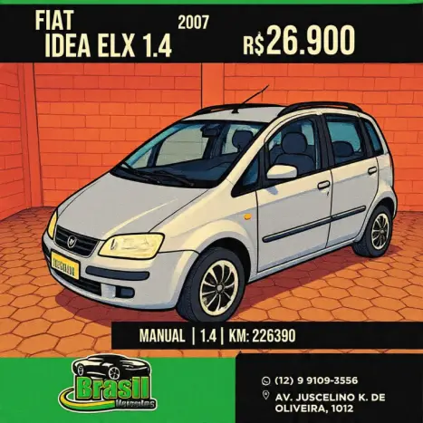 FIAT Idea 1.4 4P ELX FLEX, Foto 12