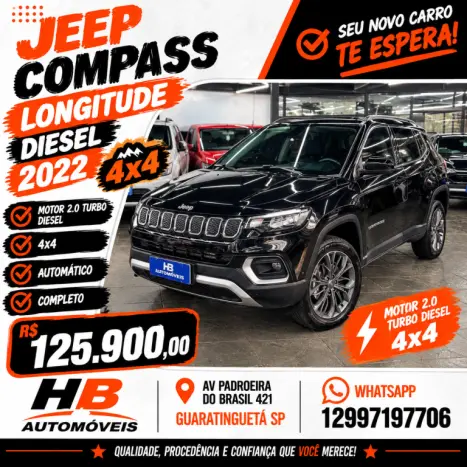 JEEP Compass 2.0 16V 4P 350 LONGITUDE 4X4 TURBO DIESEL AUTOMÁTICO, Foto 1