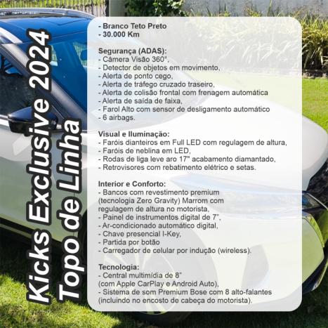 NISSAN Kicks 1.6 16V 4P FLEXSTART EXCLUSIVE XTRONIC AUTOM�TICO CVT, Foto 13