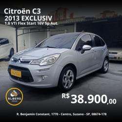 CITROEN C3 1.6 16V 4P EXCLUSIVE FLEX AUTOMTICO