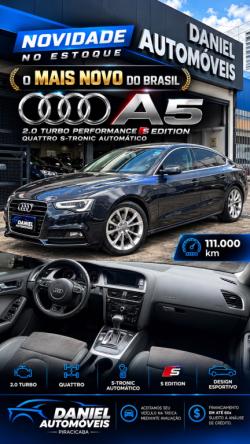 AUDI A5 2.0 16V 4P TFSI PERFORMACE S EDITION QUATTRO S-TRONIC AUTOMÁTICO