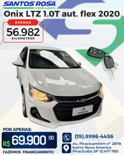 CHEVROLET Onix Sedan 1.0 12V 4P FLEX LTZ PLUS TURBO AUTOMTICO