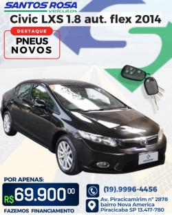 HONDA Civic 1.8 16V 4P LXS AUTOMTICO