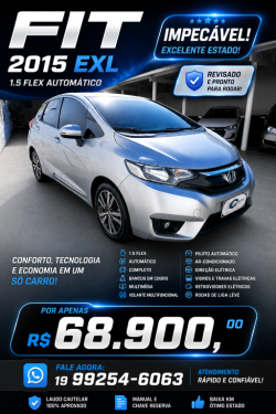 HONDA Fit 1.5 16V 4P EXL FLEX AUTOM�TICO