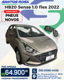 HYUNDAI HB 20 Hatch 1.0 12V 4P FLEX SENSE PLUS