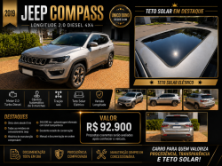 JEEP Compass 2.0 16V 4P LONGITUDE TURBO DIESEL 4X4 AUTOM�TICO