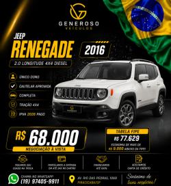 JEEP Renegade 2.0 16V 4P TURBO DIESEL LONGITUDE 4X4 AUTOM�TICO