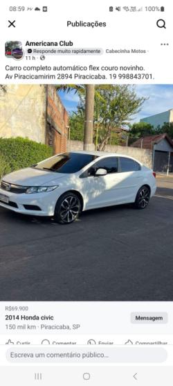 HONDA Civic 1.8 16V 4P FLEX LXS AUTOMTICO