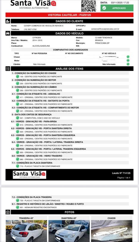CITROEN C3 1.5 4P TENDANCE FLEX, Foto 9