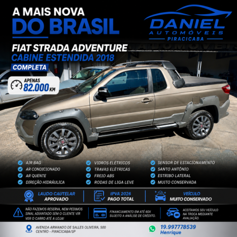 FIAT Strada 1.8 FLEX ADVENTURE LOCKER CABINE ESTENDIDA, Foto 1