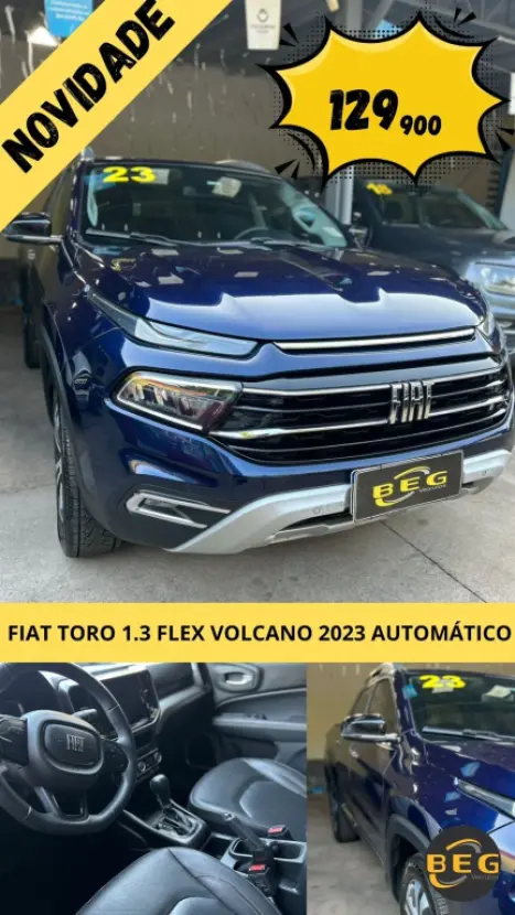 FIAT Toro 1.3 16V 4P FLEX 270 TURBO VOLCANO AUTOMTICO, Foto 2