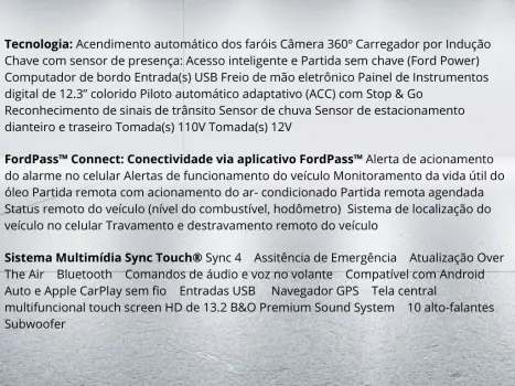 FORD Bronco Sport 2.0 16V 4P WILDTRAK 4X4 ECOBOOST TURBO SELECTSHIFT AUTOMTICO, Foto 12