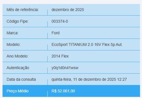 FORD Ecosport 2.0 16V 4P FLEX TITANIUM AUTOM�TICO, Foto 9