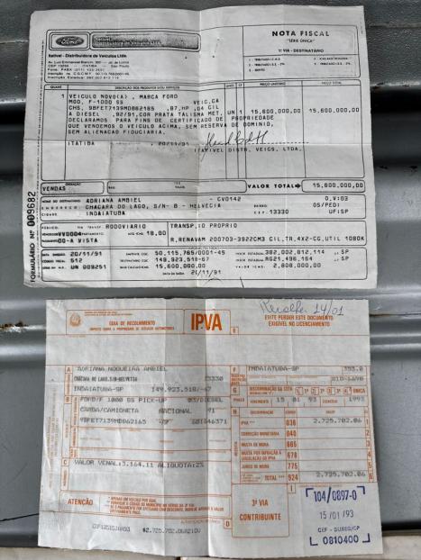 FORD F-1000 3.9 SUPER SERIE CABINE SIMPLES TURBO DIESEL, Foto 11