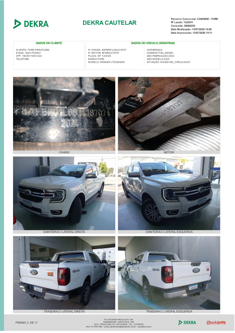 FORD Ranger 3.0 V6 4X4 LIMITED PLUS TURBO DIESEL CABINE DUPLA AUTOM�TICO, Foto 13