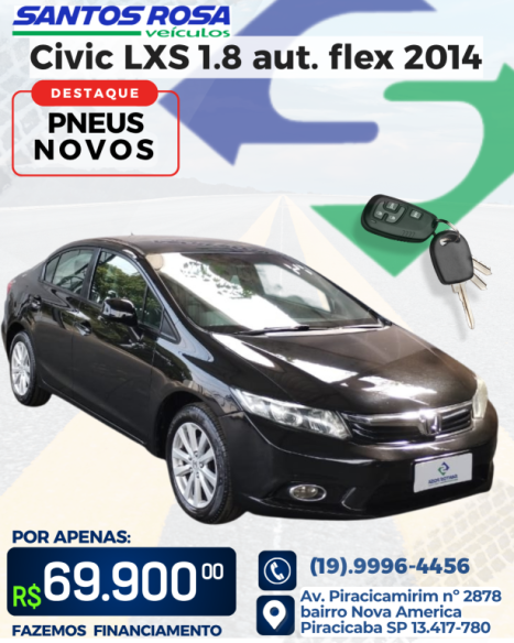 HONDA Civic 1.8 16V 4P LXS AUTOMTICO, Foto 1