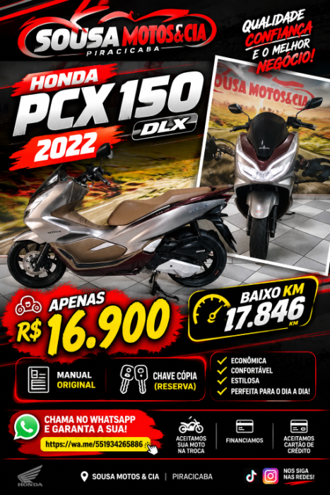 HONDA PCX 150 DLX, Foto 2