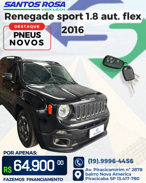 JEEP Renegade 1.8 16V 4P FLEX SPORT AUTOMTICO, Foto 1