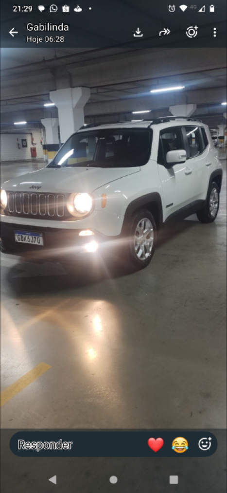 JEEP Renegade 1.8 16V 4P FLEX LONGITUDE AUTOM�TICO, Foto 4