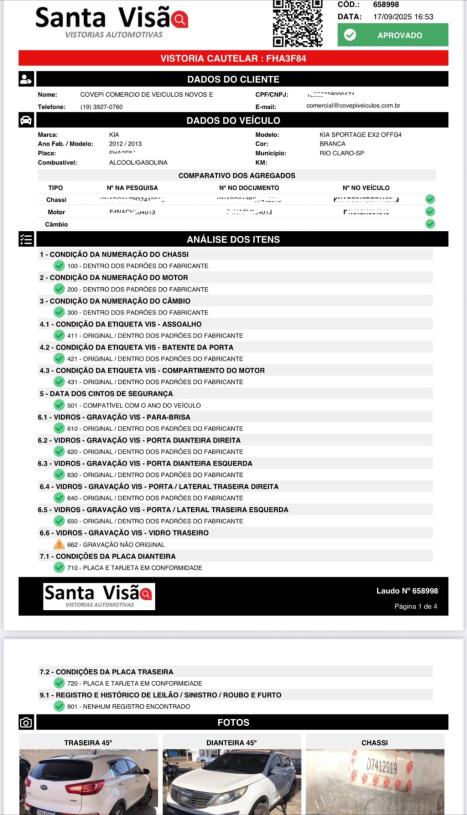 KIA Sportage 2.0 16V 4P EX FLEX AUTOMTICO, Foto 9