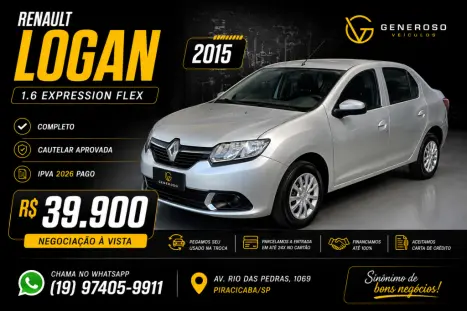 RENAULT Logan 1.6 16V 4P FLEX EXPRESSION, Foto 1