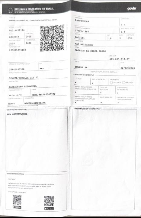 TOYOTA Corolla 2.0 16V 4P FLEX GLI DIRECT SHIFT AUTOM�TICO CVT, Foto 8