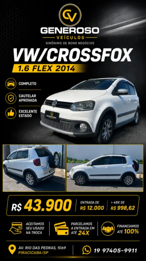 VOLKSWAGEN Crossfox 1.6 4P FLEX, Foto 1