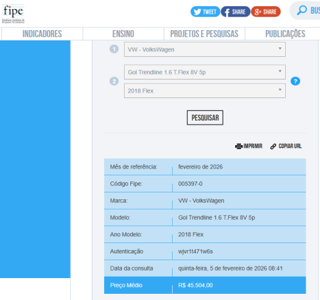 VOLKSWAGEN Gol 1.6 4P FLEX MSI, Foto 6